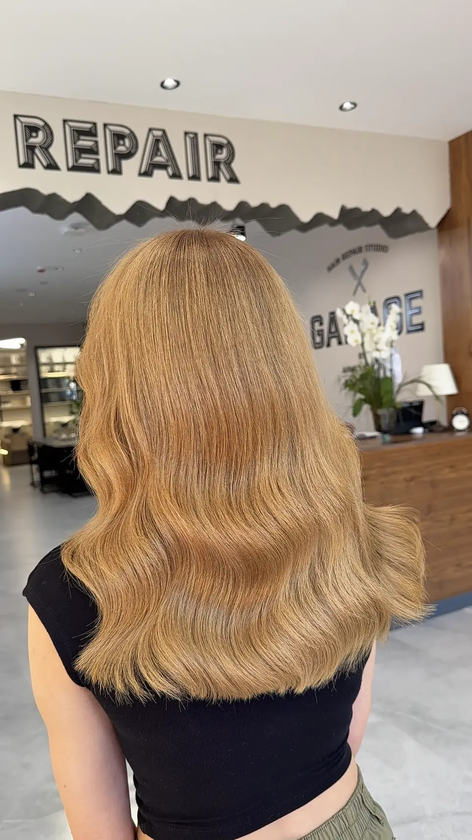 Garage Hair Repair Ankara stüdyosunda tamamlanan saç çalışması